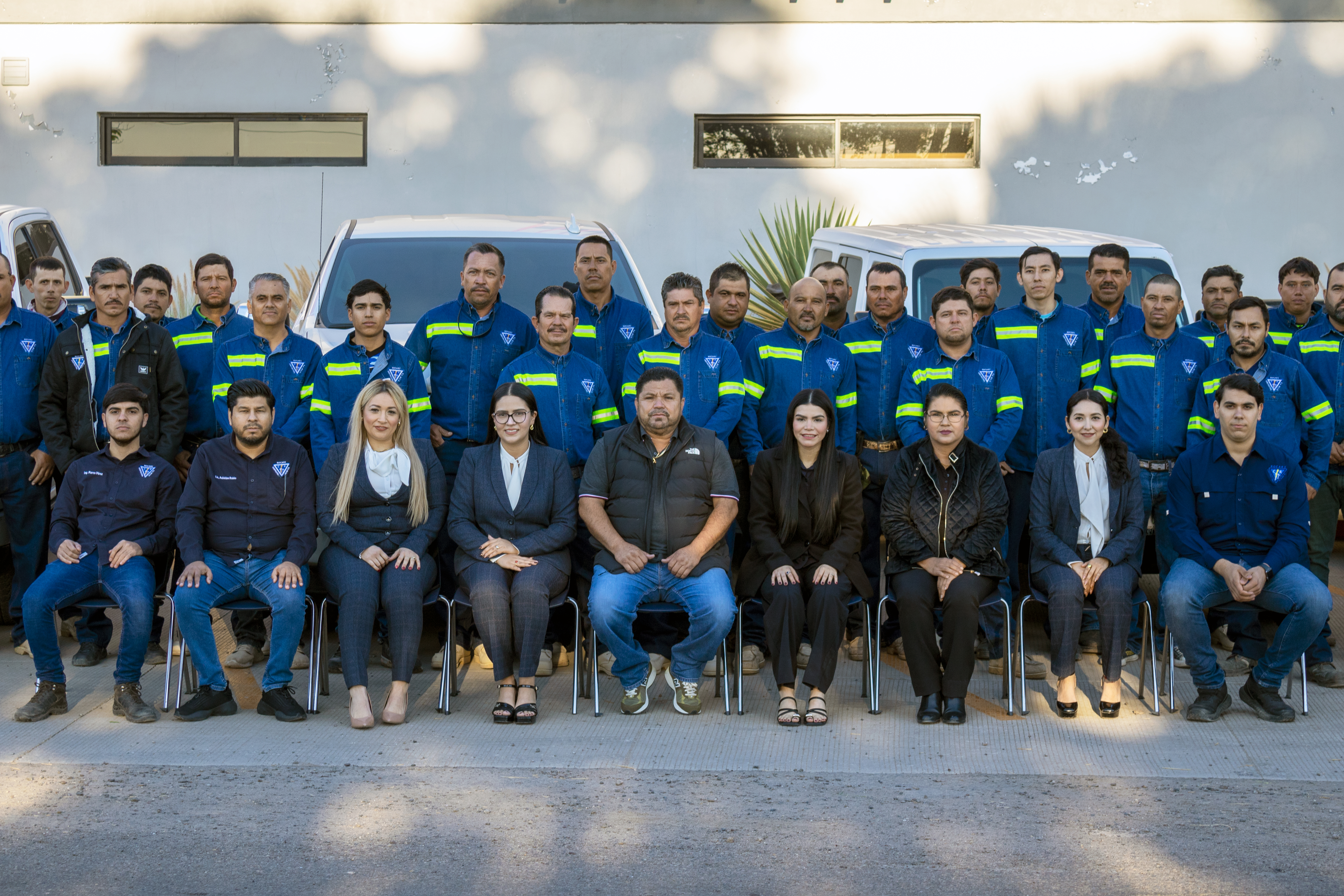 Equipo de trabajo en panorama